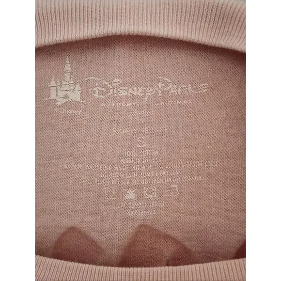 Disneyland Resort Sweatshirt Womens Small Pink Spirit Jersey Glitter Pullov - Picture 15 of 16